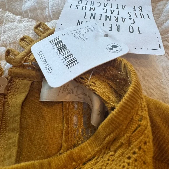 Mes Demoiselles Bella Dress - Ochre (New with tags) - Picture 4 of 8